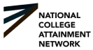 Logo with a stylized arrow shape to the left and the text "National College Attainment Network" on the right.